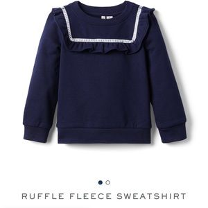 Janie and Jack Ruffle Trim Sweatshirt NWT size 5